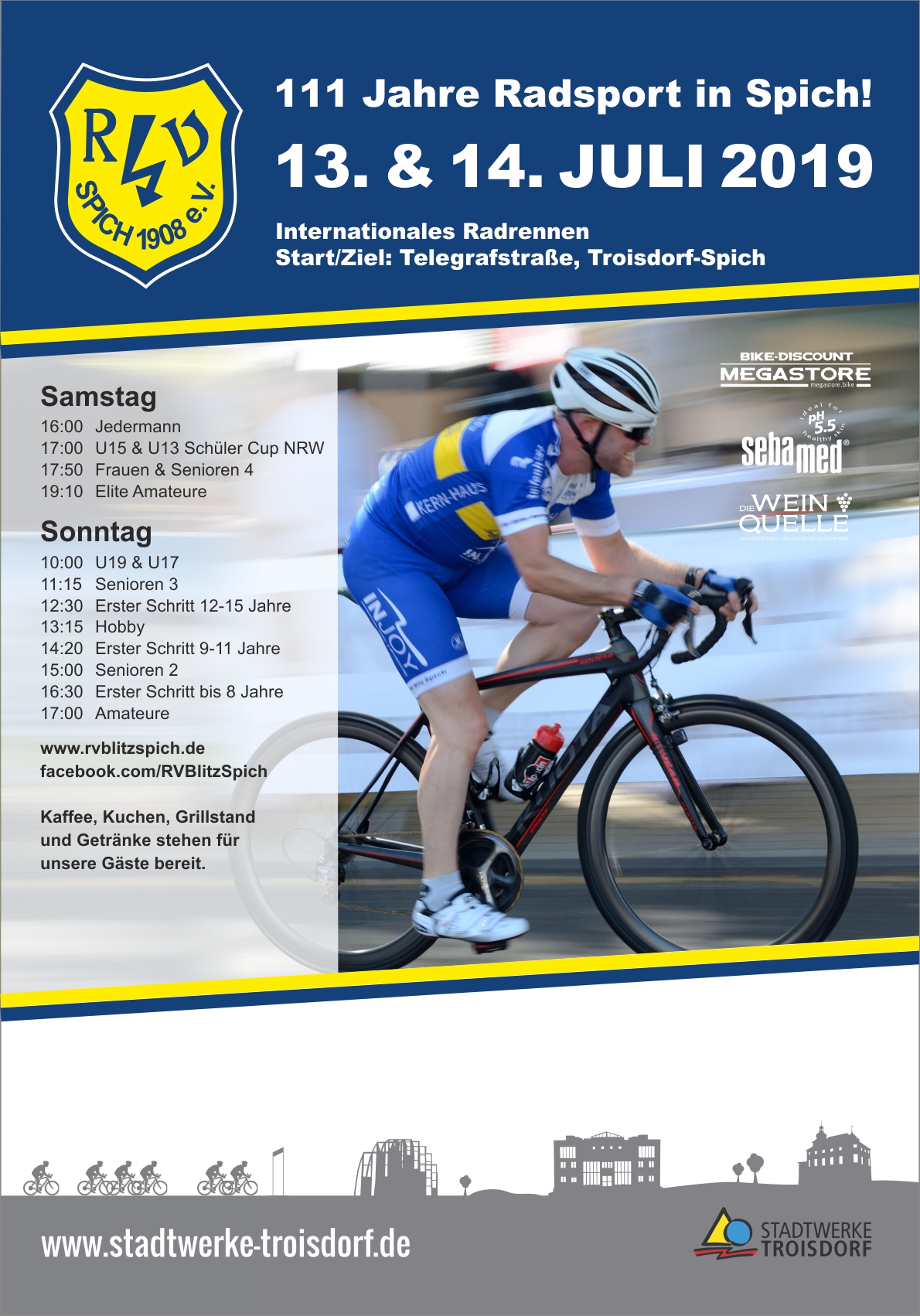 Radrennen “Rund in Spich 2019” 1. Tag